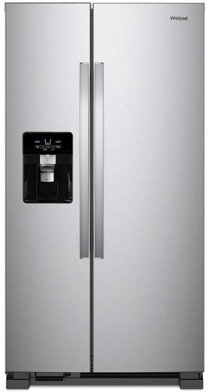 whirlpool-2 Whirlpool® 24.6 Cu. Ft. Fingerprint Resistant Stainless Steel Side-by-Side Refrigerator