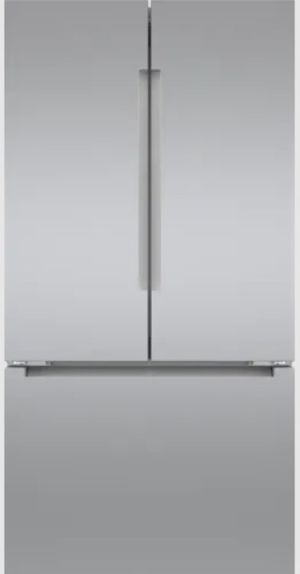 Bosch 800 Series 20.8 Cu. Ft. Easy Clean Stainless Steel Counter Depth Bottom Freezer Refrigerator