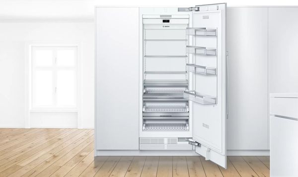 Bosch Benchmark Series 30 in. 16.8 Cu. Ft. Custom Panel Built In Counter Depth Column Refrigerator