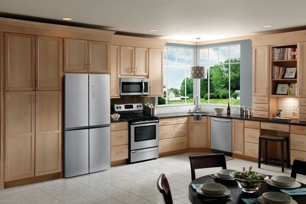 Frigidaire 33 in. 17.4 Cu. Ft. Brushed Steel Counter-Depth French Door Refrigerator