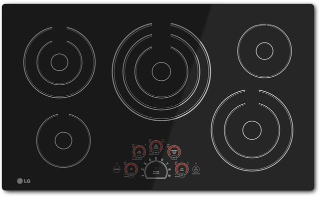 LG 36" Black Electric Cooktop