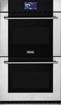 front view of the Viking® Professional Virtuoso 6 Series 30" Stainless Steel Double Thermal Convection Oven