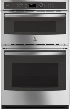 GE Profile 27” Stainless Steel Built In Combination Convection Microwave/Convection Wall Oven