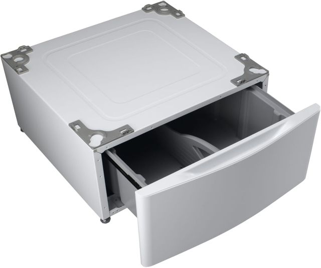 LG white laundry pedestal