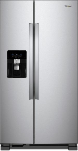 Whirlpool24.5 Cu. Ft. Fingerprint Resistant Stainless Steel Side-by-Side Refrigerator