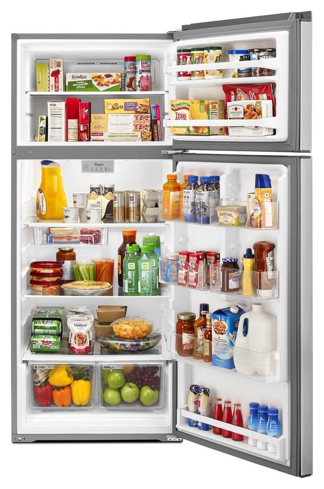whirlpool top freezer