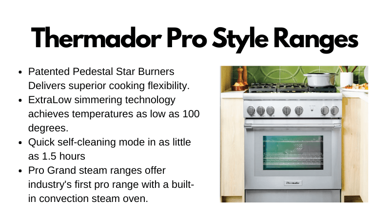 Text and image of Thermador Range