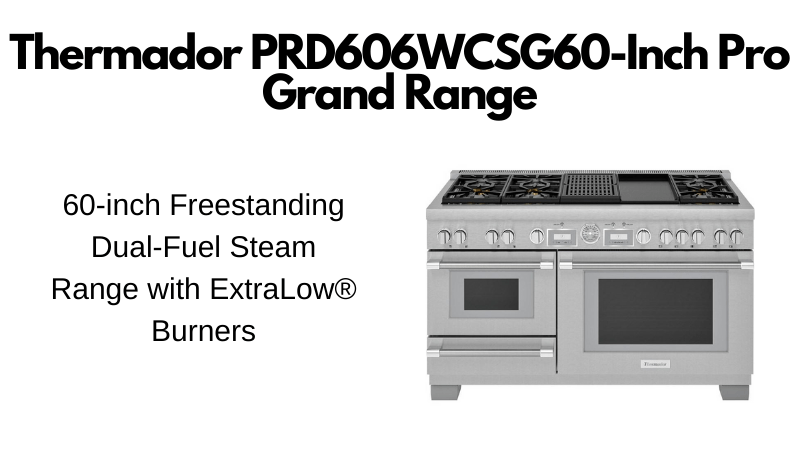 Thermador 60" pro style dual fuel range