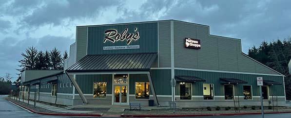 front view of Roby's warrenton store location