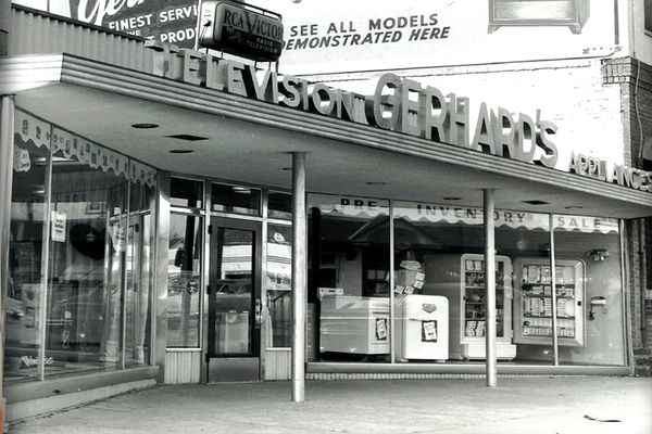 The exterior of the original Gerhard's Appliances location